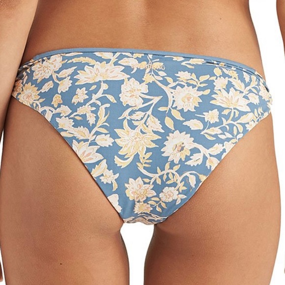 🆕 Billabong | Wave Gypsy, Surf Blue Floral Bikini Bottoms. - Picture 7 of 9